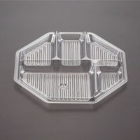 青葉紙業 角丼容器 八角皿 大 中仕切 1 600枚(50枚×12) 224231 1ケース(600枚入(50枚×12袋))（直送品）