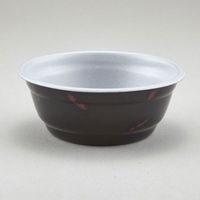 青葉紙業 麺容器 めん重 本体 うるし 450枚(50枚×9) 220403 1ケース(450枚入(50枚×9袋))（直送品）