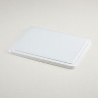 青葉紙業 仕出し容器 F-6 蓋 白 400枚(50枚×8) 210201 1ケース(400枚入(50枚×8袋))（直送品）