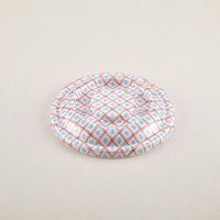 青葉紙業 どんぶり容器 でかどん 蓋 青小紋 450枚(50枚×9) 222119 1ケース(450枚入(50枚（直送品）