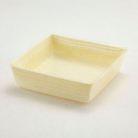 青葉紙業 角丼容器 角折 45 本体 もくめ 600枚(50枚×12) 271001 1ケース(600枚入(50枚×12袋))（直送品）