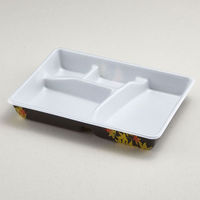 青葉紙業 仕出し容器 F-6 本体 もみじ 400枚(50枚×8) 210118 1ケース(400枚入(50枚×8袋))（直送品）