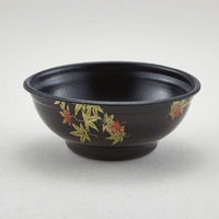 青葉紙業 どんぶり容器 D-22 もみじ内黒 本体 600枚(50枚×12) 205296 1ケース(600枚入(50枚×12袋))（直送品）