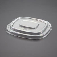 青葉紙業 角丼容器　たま重 蓋 透明　800枚(100枚×8) 220730（直送品）