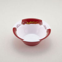 青葉紙業 麺容器　ラーメン 中(本体)鳳凰外赤　900枚(50枚×18) 221606（直送品）