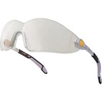 セーフラン安全用品 デルタプラス VULCANO2 PLUS CLEAR/一眼型安全メガネ(レンズ硬化処理&防曇) D0005 1個 337-8826（直送品）