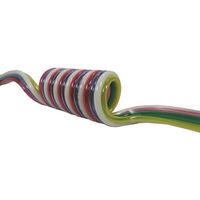 千代田通商 チヨダ スパイラルチューブ 耐水性マルチスパイラル 芯数6 外径6mm/使用範囲1620mm 6-MES-6-25S 1本（直送品）