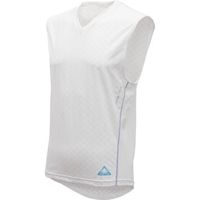 リベルタ 氷撃 21 FTP ノースリーブVネックシャツ ホワイト 2XL FTP-25152425 1着 256-6384（直送品）