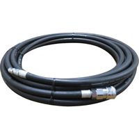 ヤマトエンジニアリング ヤマト エクセルカラーエアホース(カップリング付) 6X2B-5-YC-BK 1本 857-1925（直送品）