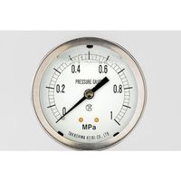 高島 グリセリン入圧力計(D枠埋込型・縁なし・φ60)圧力レンジ0.0~0.6MPa G1/4【131906073】 131906073（直送品）