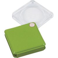 コンテック KONTEC ポケットルーペ 角 グリーン LP-18P 1個 253-2943（直送品）