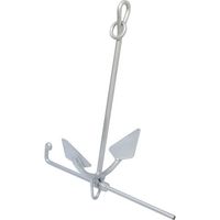 岩崎製作所 IWA 鉄製(溶融亜鉛メッキ) 折り畳み式ポートアンカー 54BA07SS 1個 437-7650（直送品）