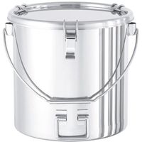 MONOVATE 吊り下げ式下部折りたたみ取っ手付密閉容器(クリップ式/CR) 4L CTBDF-18/PCA 1個 147-6030（直送品）