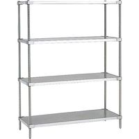 エレクター 304ソリッドエレクターシェルフ LSS1070S PS1390W-3 1台 214-8198（直送品）