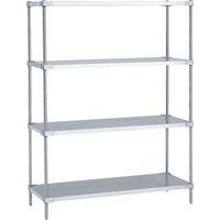 エレクター 304ソリッドエレクターシェルフ 間口1063×奥行614×高さ1587 4段 LSS1070SXPS1590-4 1台（直送品）
