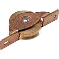 ヨコヅナ 真鍮戸車 鉄枠 36mm 丸 BRM-0361 1個 127-7346（直送品）