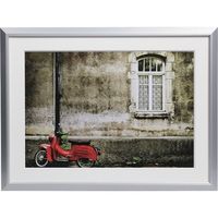 ケンコー・トキナー ケンコー 1250232 アルミ額縁 アタンド A4 シルバー/ホワイト AATーA4ーSW 1枚 414-2601（直送品）