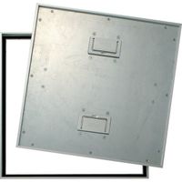 ダイケン 床点検口アンダーハッチ 450×450 アルミ枠 鋼製下地用 FAC45 1台 849-3624（直送品）