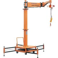 スーパーツール スーパー 二速選択型電動チェーンブロック付ジブクレーン 移動式 JBCC C