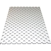 アルインコ アルミ複合板パンチ 3X2000X1000 アイボリー CG120P-01 1枚 124-3654（直送品）