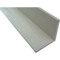 アルインコ アルミ等辺アングル 15X15X1.5 ホワイト 4m FA107W 1本 849-4121（直送品）