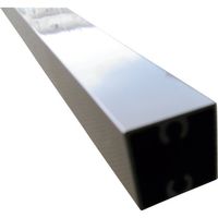 アルインコ アルミ格子 角20x20x0.8 ビスホール付 ブロンズ 4m AA121B 1本 125-0667（直送品）