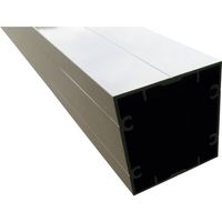 アルインコ アルミ支柱 角50x50x1.4 ビスホール付 ブロンズ 4m AA110B 1本 125-0648（直送品）