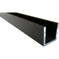 アルインコ アルミチャンネル 30x15x2.0ブラック 2m HP501K 1本 849-5363（直送品）