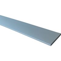 アルインコ アルミモール平角棒 25X2 シルバー 2m FM133SL 1本 849-5067（直送品）