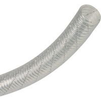 TOYOX プラスチック粉粒体搬送用帯電防止耐圧ホース トヨトップーEホース 内径38mm×外径48.4mm 長さ5m TPEー038ー5（直送品）