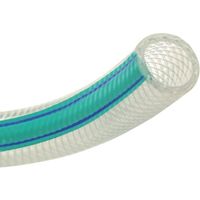 TOYOX 食品用耐熱・耐圧ホース ハイブリッドトヨフーズホース 内径15mm×外径22mm 長さ40m HTFー15ー40 1巻（直送品）