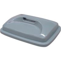 矢崎化工 YAZAKI 角型容器 蓋 KLー45 ライトグレー KL45HUTA-LGR 1枚 254-1365（直送品）