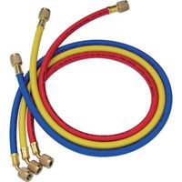 アサダ Asada 1/4 チャージングホースプラス2 183cm 3本パック Y21986 1セット(3本) 852-1137（直送品）