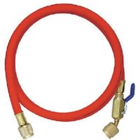 アサダ Asada R410A用チャージングホースプラス2 ボールバルブ付 152cm 赤 Y29605 1本 852-1169（直送品）