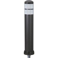 積水樹脂 積水 ウレタン樹脂弾性車止めDKー8 メタリックブラウン DK-8DS-B80-G 1セット(5本) 211-4901（直送品）