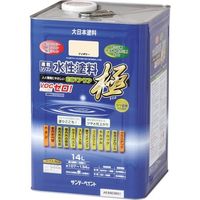サンデーペイント 水性ECOアクア ダークグリーン 14L 276448 1個 201-7829（直送品）