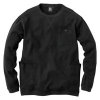 GLADIATOR G-438 ５ポケット 長袖ワッフルＴシャツ 5L ブラック コーコス信岡 1着（直送品）