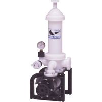 ポンプ付き樹脂製ろ過機 「EGLー1ーCー6ーT」 ~2500L/h (PVDF製) 250mm1本用 60Hz EGL-1-C-6-T（直送品）