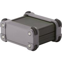 タカチ電機工業 タカチ コーナーガード付アルミケースIP65防水タイプ ブラック/グレー EXW7-3-11BG 1台 196-6678（直送品）