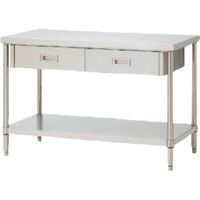 東京硝子器械 TGK 作業台WDBー15060 キャスターなし 561-57-14-31 1台 183-7473（直送品）