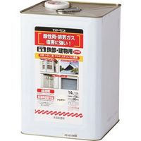 サンデーペイント スーパー油性鉄部・建物用 チョコレート 14L 262557 1個 201-3204（直送品）