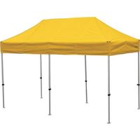 さくらコーポレーション さくら かんたんてんと 1.8m×3.6mスチール&アルミ複合フレーム 黄 KA/2W-Y 1台 338-2502（直送品）