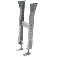 三鈴工機 三鈴 スチール製固定脚 KGM型支持脚 ミニパラ用 H950±45mm KGM-4595(MP09) 1台 127-3608（直送品）