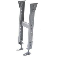 三鈴工機 三鈴 スチール製固定脚 KGM型支持脚 ミニパラ用 H1000±45mm KGM-45100(MP09) 1台 126-4064（直送品）