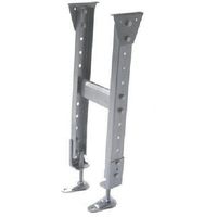 三鈴工機 三鈴 スチール製固定脚 KGM型支持脚 ミニパラ用 H900±45mm KGM-5090(MP09) 1台 126-7194（直送品）