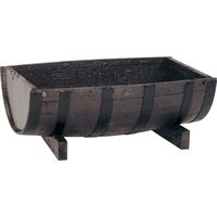 長谷川工業 ハセガワ ウイスキー樽プランター 船型63 ナチュラル GE-1N 1個 136-3931（直送品）