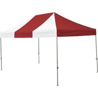 さくらコーポレーション さくら かんたんてんと 3.0m×4.5mスチール&アルミ複合フレーム 赤白 KA/7W-RW 1台（直送品）