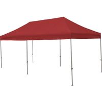 さくらコーポレーション さくら かんたんてんと 3.0m×6.0mスチール&アルミ複合フレーム 赤 KA/8W-R 1台 338-2455（直送品）