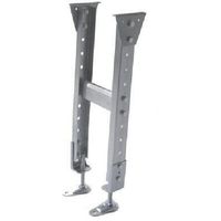 三鈴工機 三鈴 スチール製固定脚 KGM型支持脚 ミニパラ用 H750±45mm KGM-3075(MP09) 1台 126-4060（直送品）