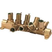 千代田通商 チヨダ ユニホールドタッチコネクタータイプ 2ポート 口径横3/8 上部8mm UF03-2T8-5P 1個 324-7999（直送品）